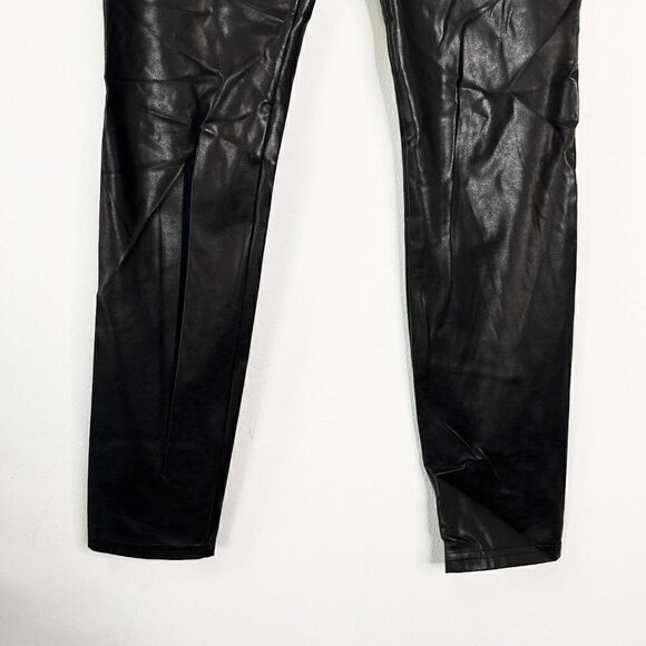 Aritzia Wilfred Free Daria Black High Waist Faux Leather Leggings - Picture 6 of 8
